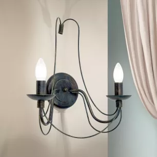 VELA Antik  fali lámpa; 2xE14 -  ORI-WA 2-809/2 Antik (2xE14)